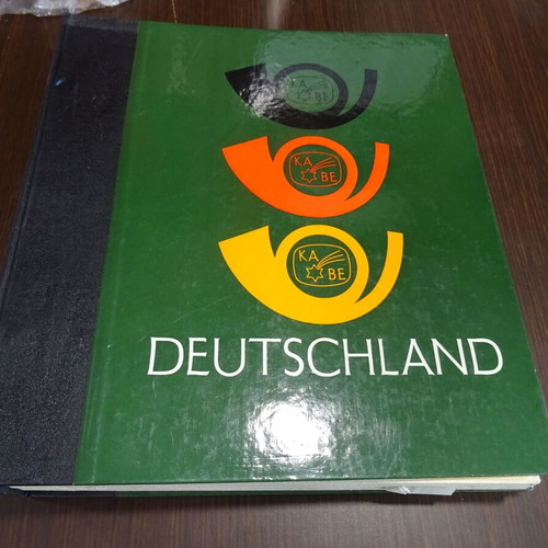 KABE Germany stamp collection in large binder, 31 sheets