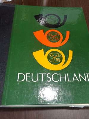 KABE Germany stamp collection in large binder, 31 sheets