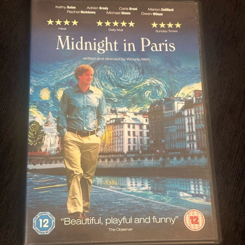 Midnight in Paris DVD like new with English subtitles
