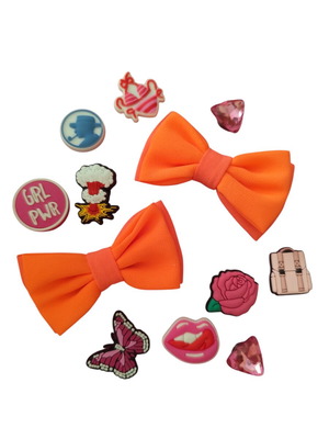 Pins for Crocs summer full set, new, multicolor