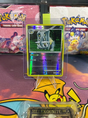 Pokemon карта Bastiodon Mysterious Treasures reverse holo употребявана