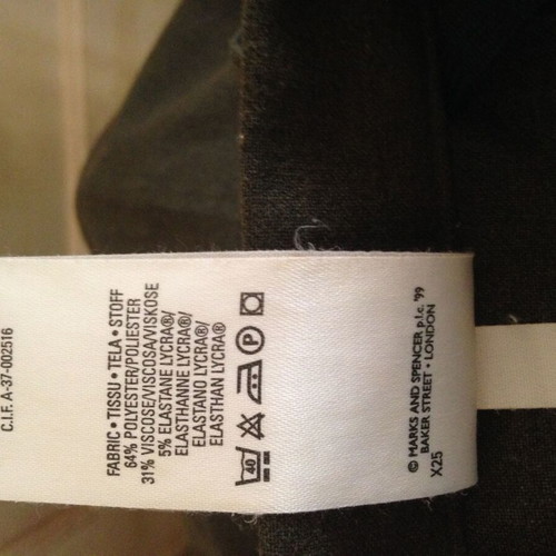 Corduroy pants Marks & Spencer used, dark green, size 40