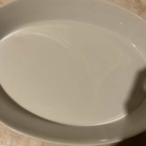 Heat-resistant porcelain baking dish like new, 39x28x7 cm