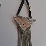 Boho necklace with turquoise stone, Vintage Atelier