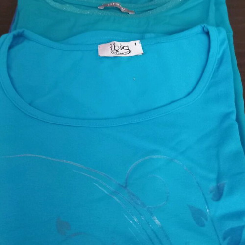 Women's T-shirts pack of 3 like new, blue, size M