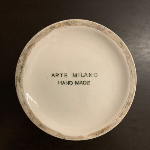 Arte Milano handmade porcelain vase like new, Italian