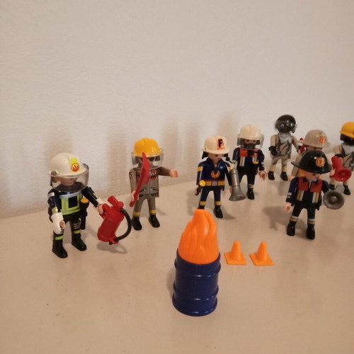Playmobil firefighters used