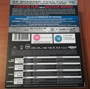 Συλλογή Alfred Hitchcock Classics Collection (Όχι 4K UHD - Μόνο Blu-ray)