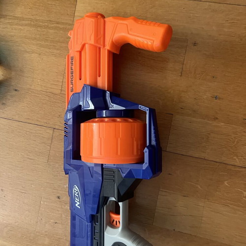 Nerf Elite SurgeFire like new with protective glasses