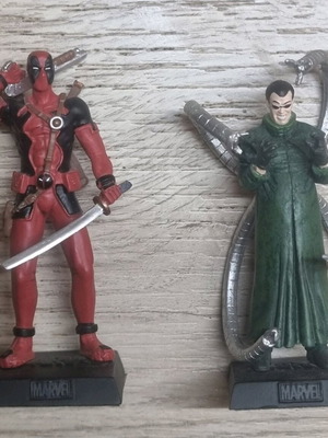Φιγούρες Deadpool και Dr Octopus Marvel Eaglemoss ανακαινισμένες, πακέτο 2