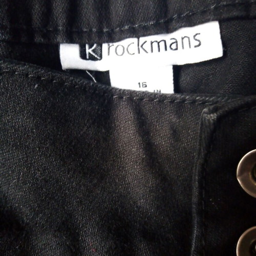 Τζιν Rockmans μαύρο XXL 44 σαν καινούργιο