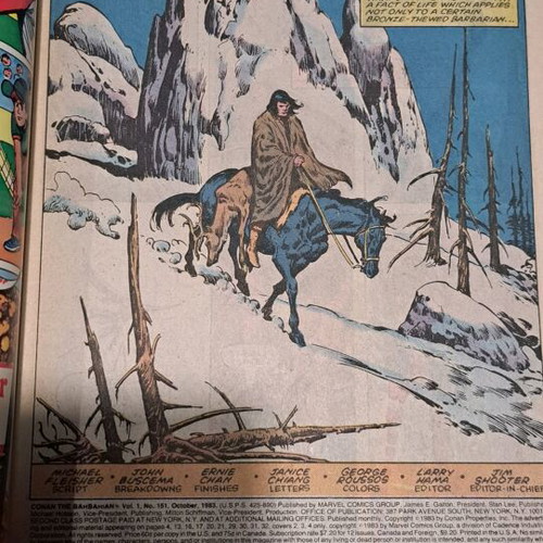 Conan the Barbarian Marvel Comics 1983 used