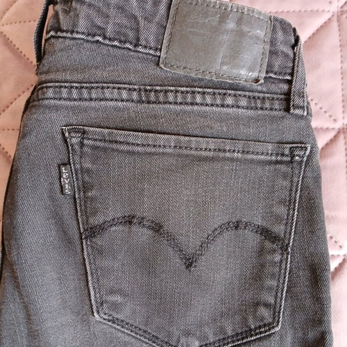 Levi's jeans used, gray and black, size 26