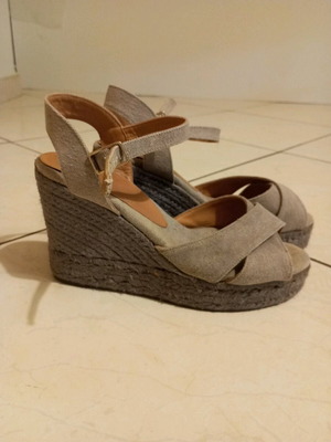 Castaner wedge sandals used, size 39, gray