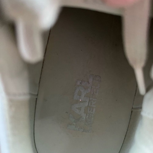 Karl Lagerfeld sneakers used, white, size 37