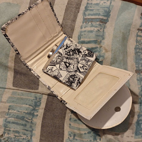Jack Skellington wallet, black and white