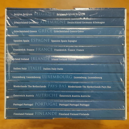 12 euro set 2002 sealed from Luxembourg central bank new