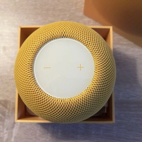 Apple HomePod mini smart speaker yellow, like new