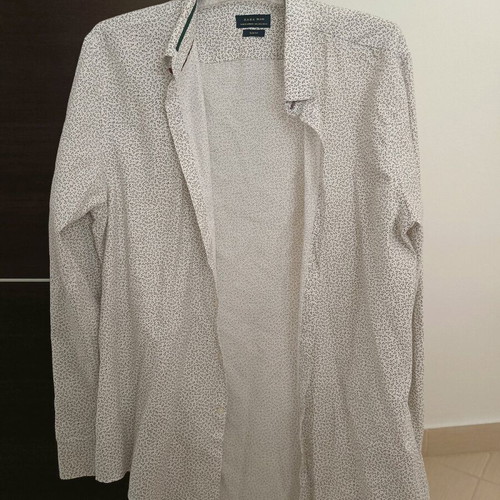 Zara men's shirt white size large like new