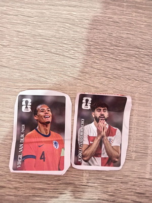 Panini World Cup 2026 Football Stickers Gvardiol Virgil Van Dijk new