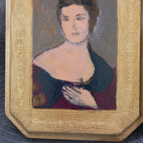 Vintage wooden frames used, painted and restored