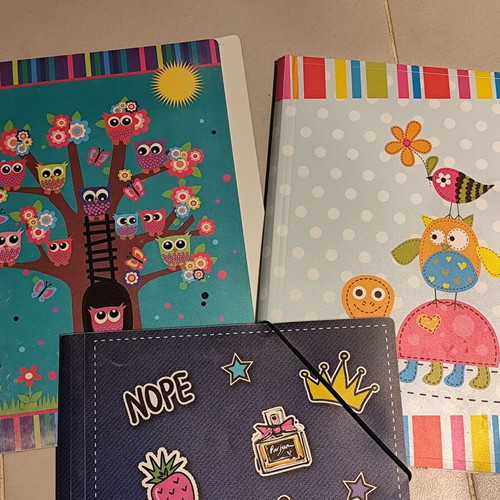 School supplies used, set