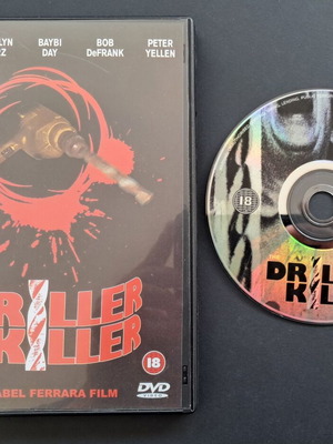 Driller Killer DVD mint, 1979 slasher film by Abel Ferrara