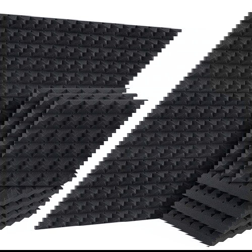 Ηχοαπορροφητικές αφρόδεις πλάκες πυραμίδα νέες, πακέτο 25 τεμαχίων