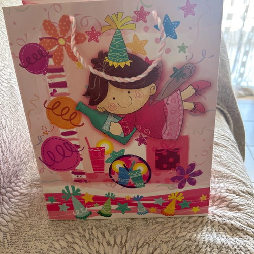 Paper children's gift bag used
