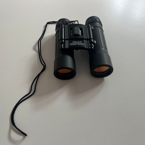 Portable binoculars 30x25 like new with case