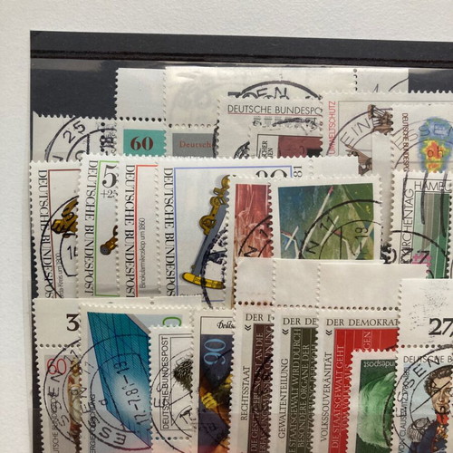 Germany used complete stamp series 1981