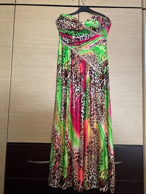 Dress new with colorful details and rhinestones size M