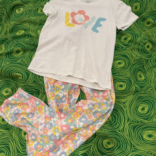 Girls' set 134 cm like new, colorful Sinsay