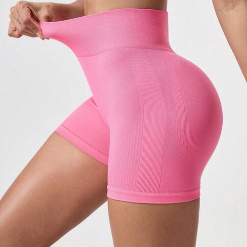 Women's Pink Sportswear Gym Yoga Shorts Leggings Size Medium New