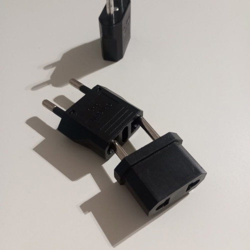 Adapter set USA to Greece new, pack of 3