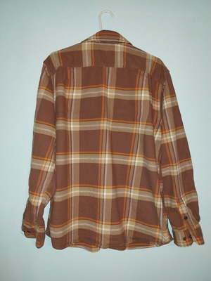 Φανελένιο πουκάμισο Carhartt καφέ και κίτρινο μέγεθος Large σαν καινούργιο