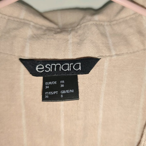 Esmara linen cotton dress size 36 like new, pink