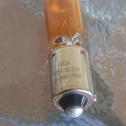 Hella HY21W Halogen Bulb 12V 21W Orange New