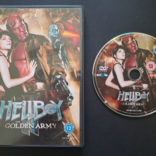 Hellboy and Hellboy 2 The Golden Army DVD like new, action fantasy