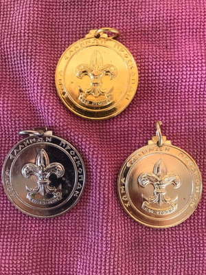 Scout competition medals new