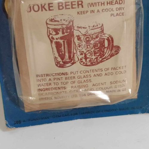 Magic tricks Fake Beer made in England