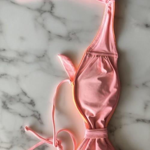 Bikini top Tally Weijl pink size XS/S like new