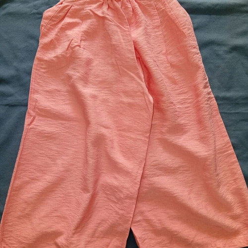 Moliin Rose salmon linen culotte pants like new, size 122 cm, age 6