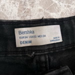 Bershka short black denim shorts like new, XS 34 6