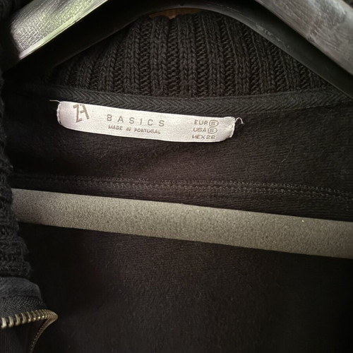 Basics black jacket like new, size S/26