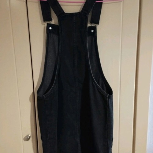 Women's salopette like new, extra small, black cotton