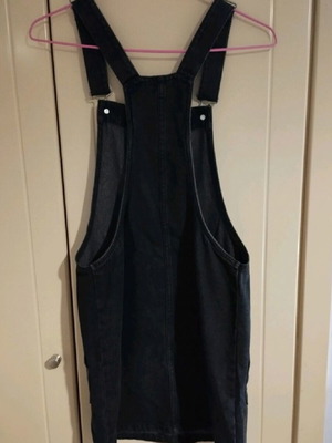 Women's salopette like new, extra small, black cotton
