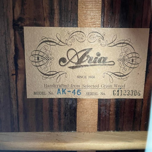 Classical guitar Aria AK 45 used with free case
