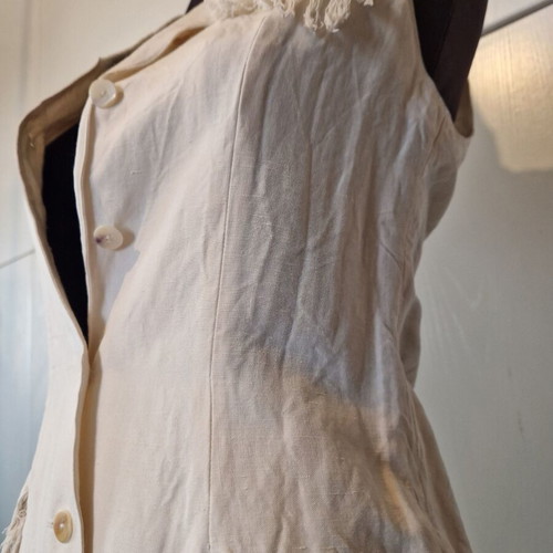 Naturale vintage skirt and vest made of silk and linen like new