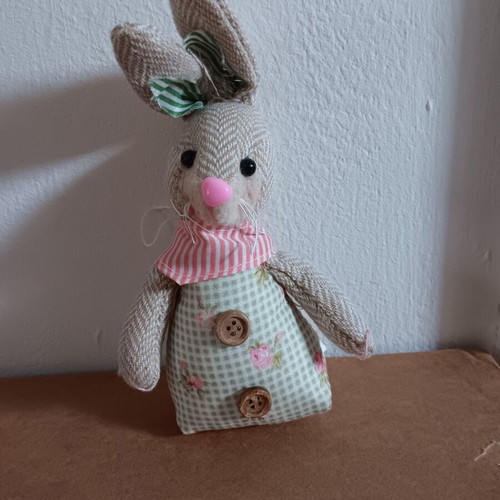 Plush bunny like new, small for keychain